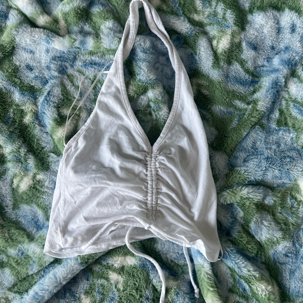 Ambiance White halter top